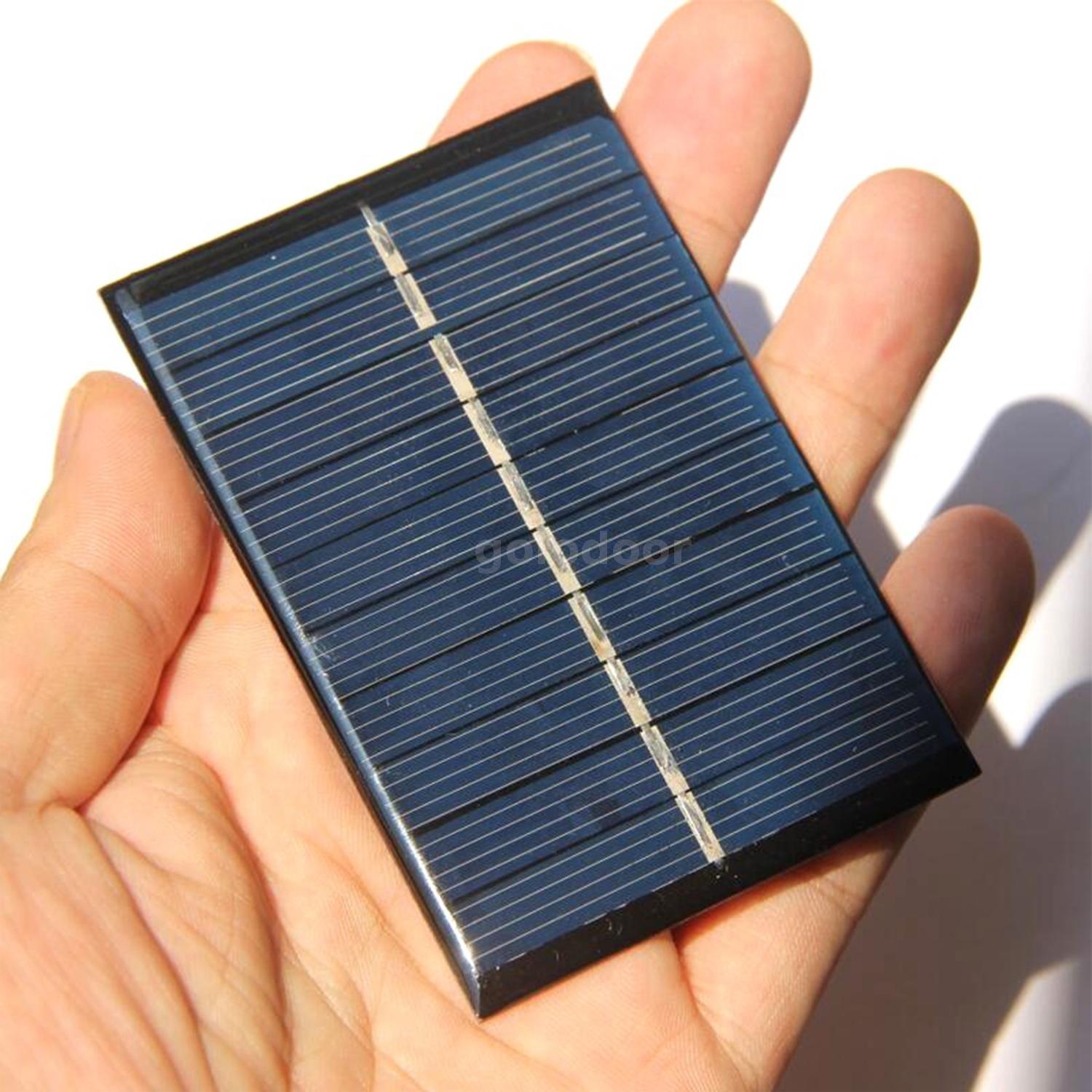 0.5W 5V Mini Solar Panel Polycrystalline Silicon Small Solar Cell DIY ...