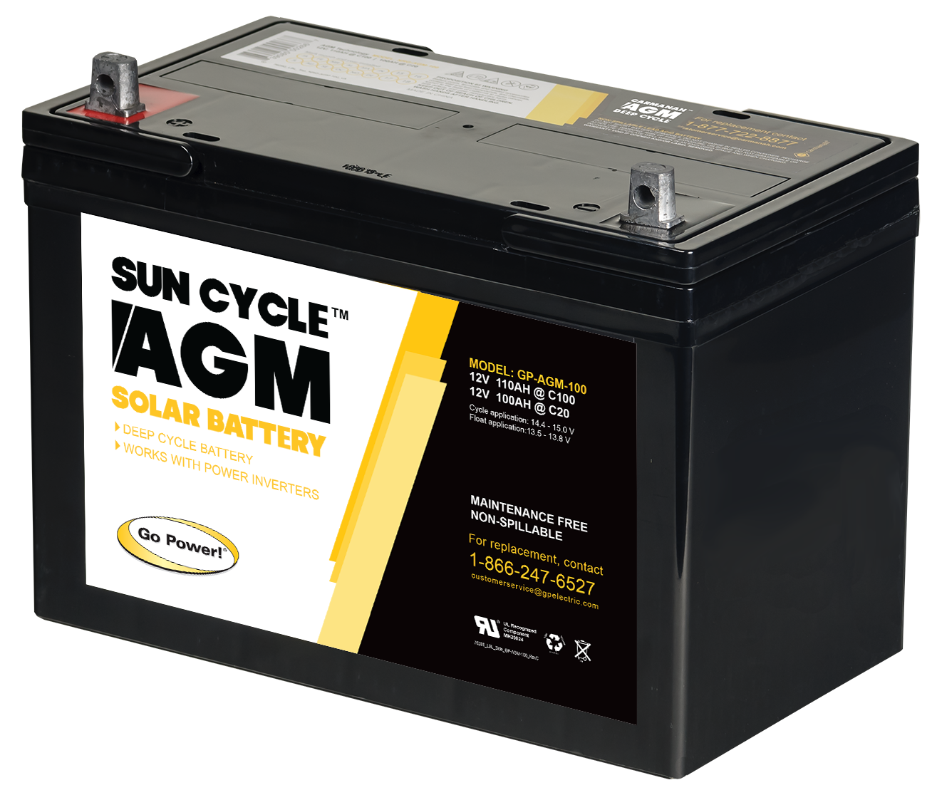 12 Volt Sun Cycle AGM Solar Battery