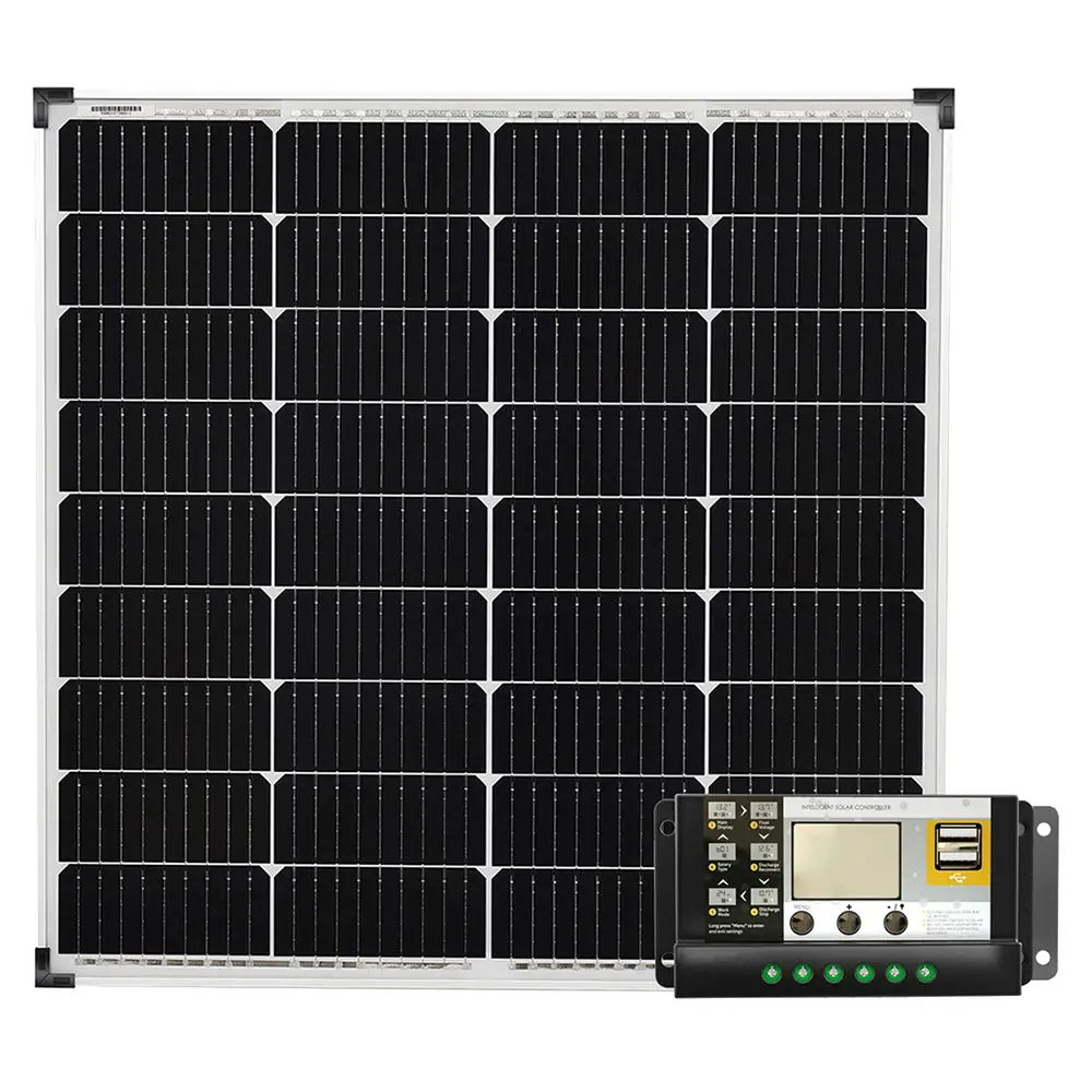 12V 200W Solar Panel Kit Mono 20A Contoller 200 Watt Caravan Camping ...