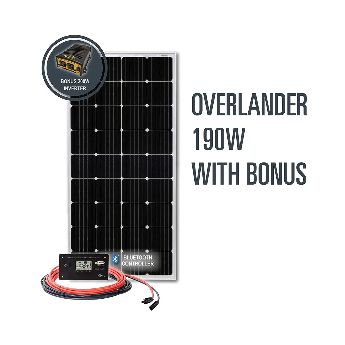 190 watt Overlander Solar Panel Kit for RV