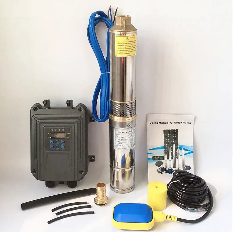 3 inch solar water pump 140W, SOLAR SUBMERSIBLE DC WATER DEEP WELL PUMP ...