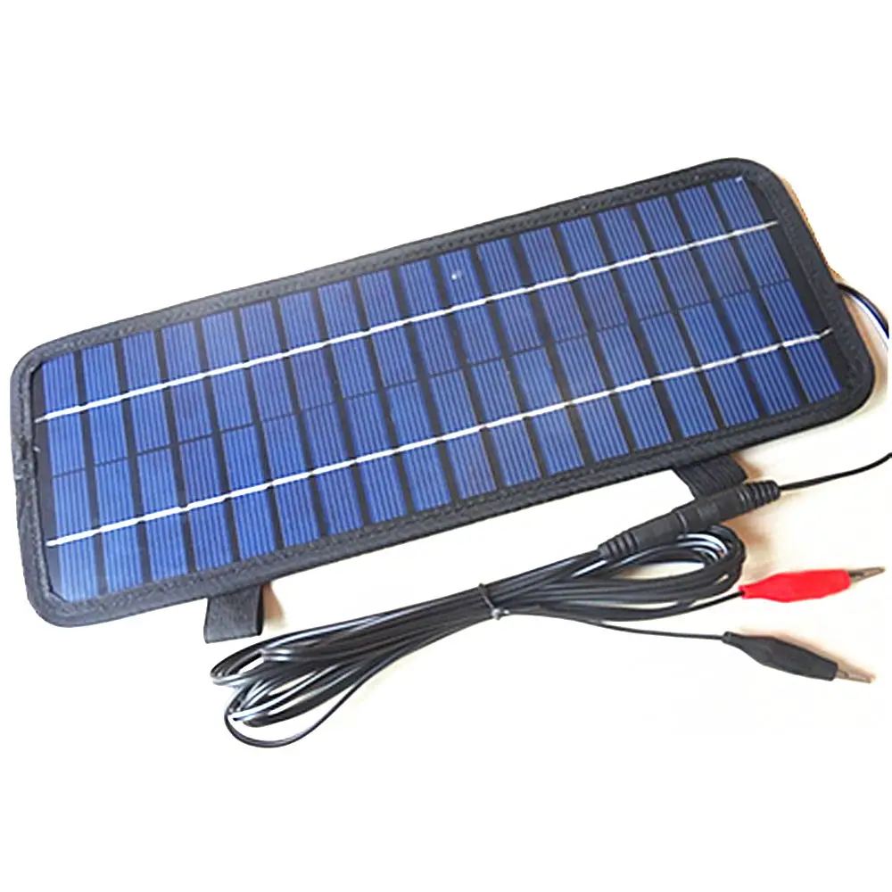 4.5W 12V Smart Power Solar Panel Battery Charger for Trickle Car Boat ...