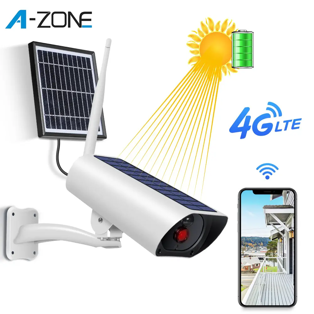 4G Solar powered surveillance security camera