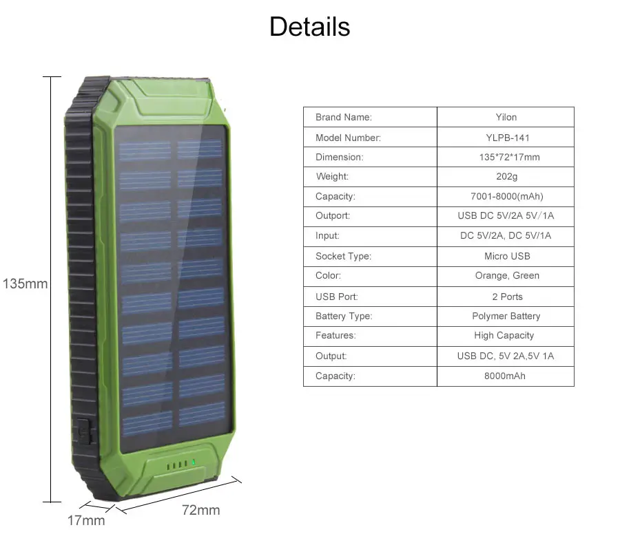 5V 2A rohs power bank solar charger instructions, View rohs solar ...