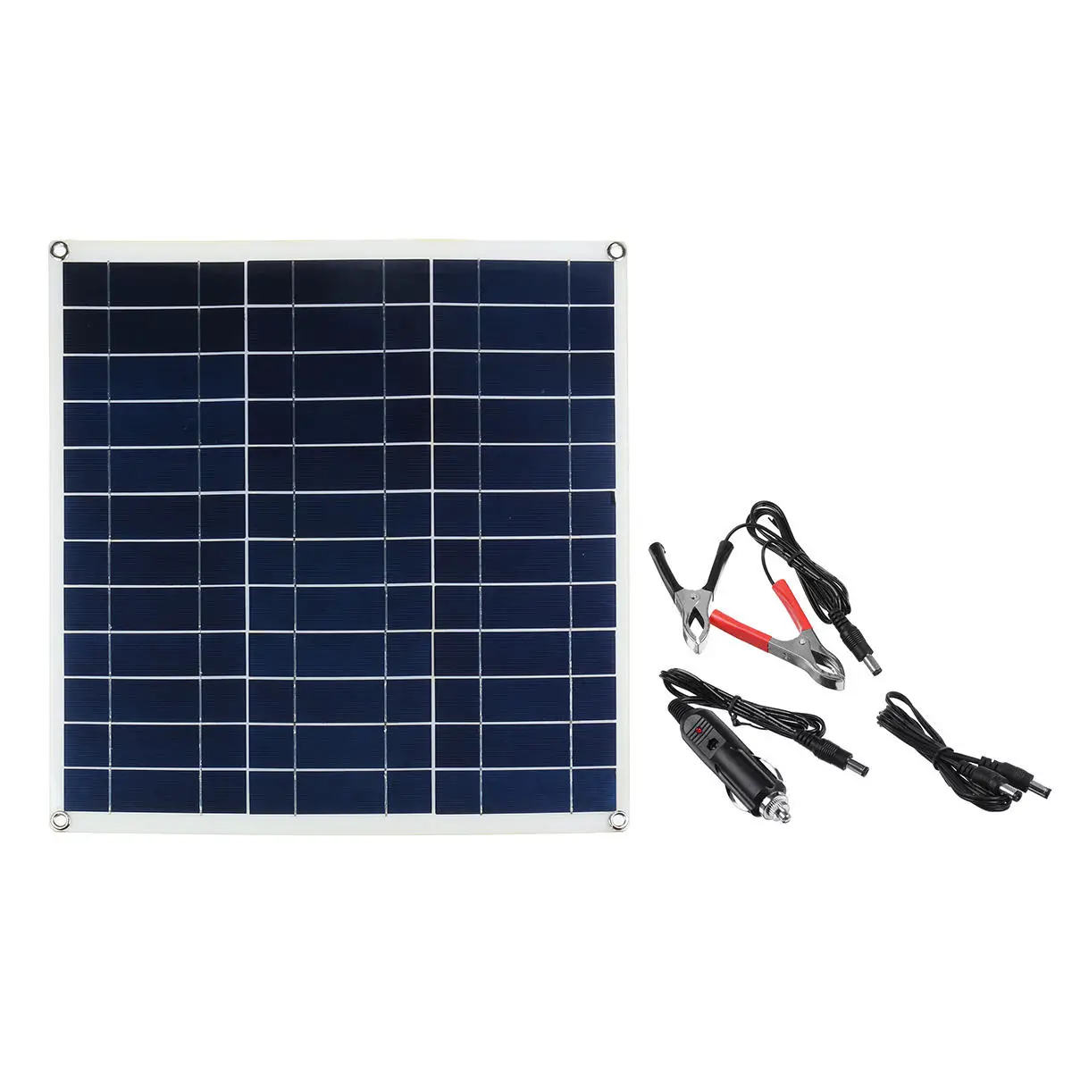 60w 18v portable solar panel board battery charging charger for car ...