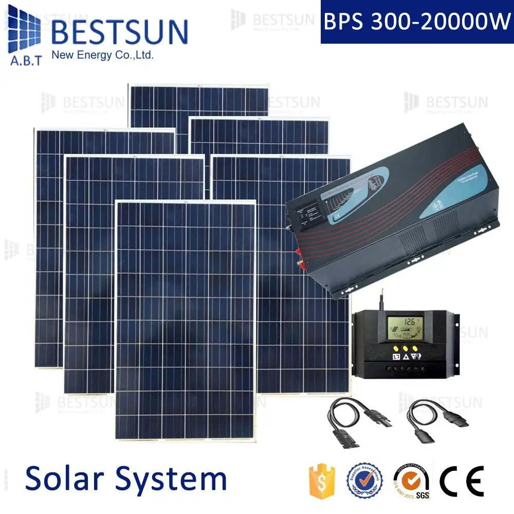 6KW solar powered storage battery with solar battery backup/Solar home ...