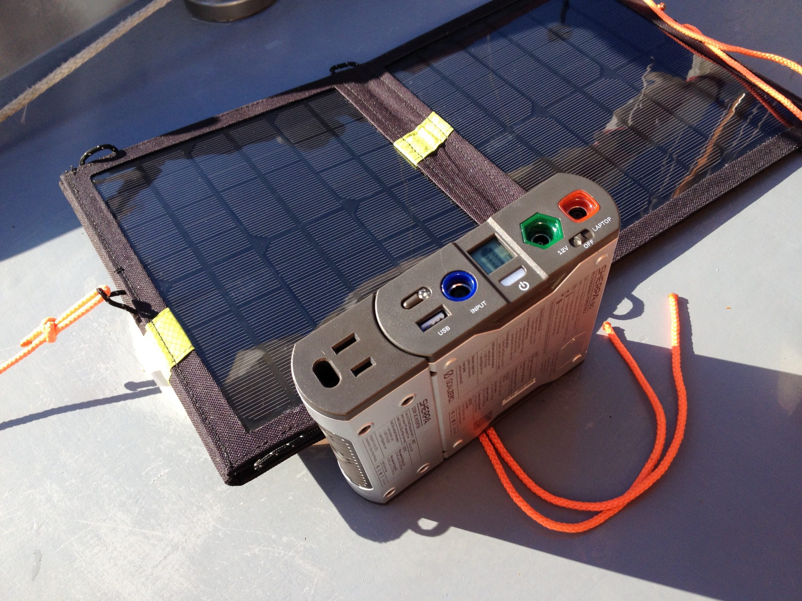 A Portable Solar Charging Kit