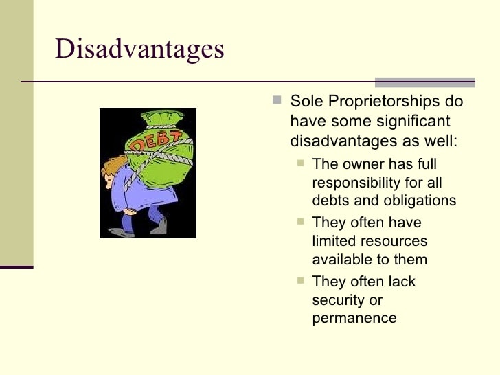 Advantages Of Sole Proprietorship