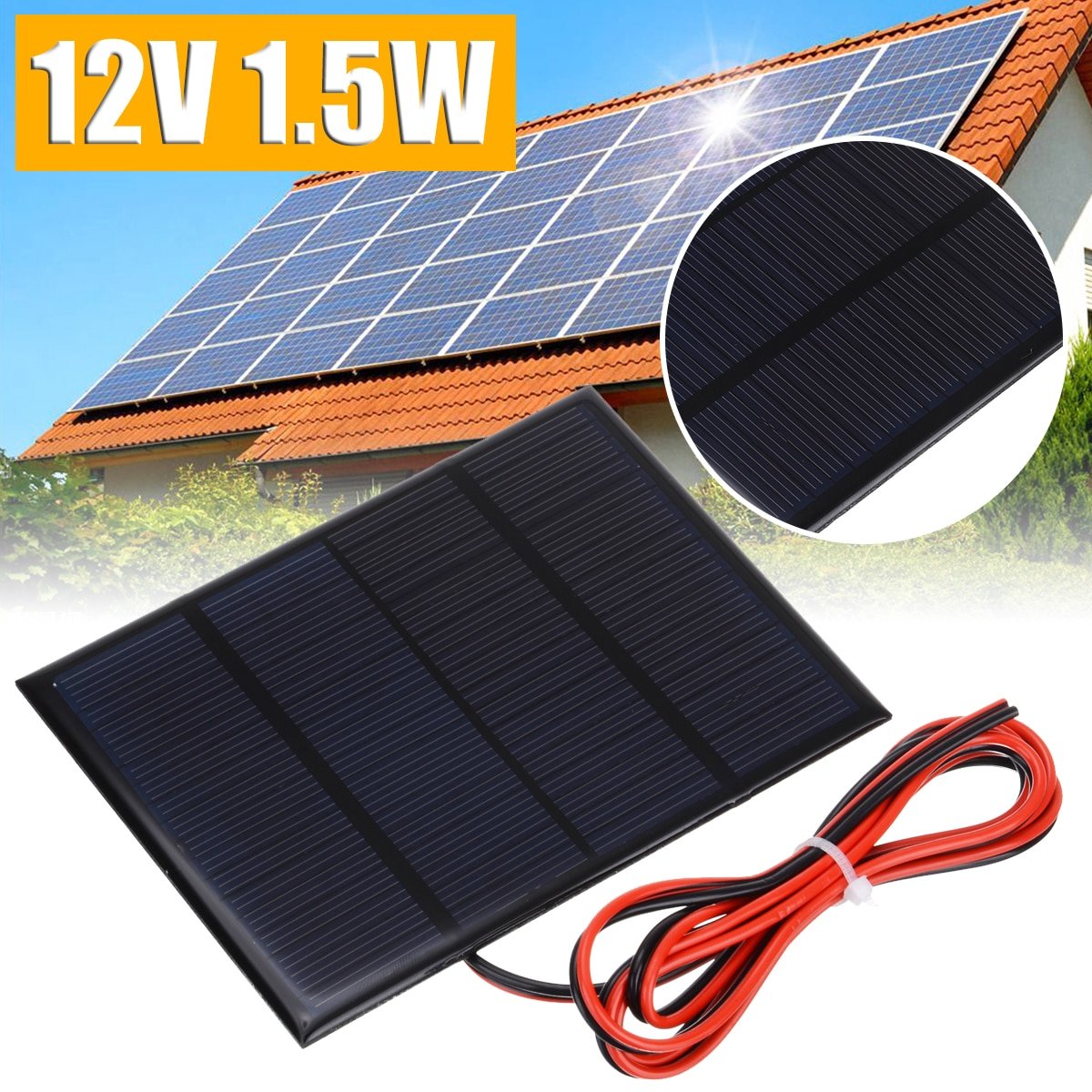 Aliexpress.com : Buy Mini Solar Panel 12V 1.5W Small Cell Module ...