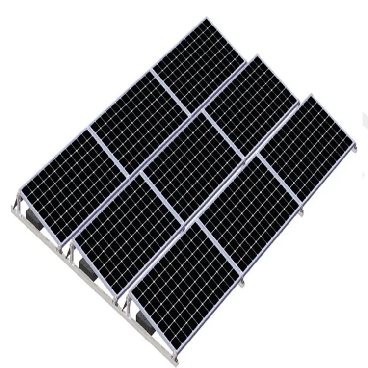 Ballasted Ground Mounting Solar Racking System Panel 300w Stand ...