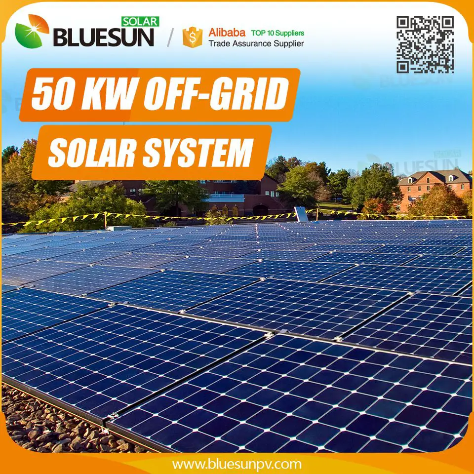 Best quality 50 000w solar panels system 50kw solar system off grid for ...