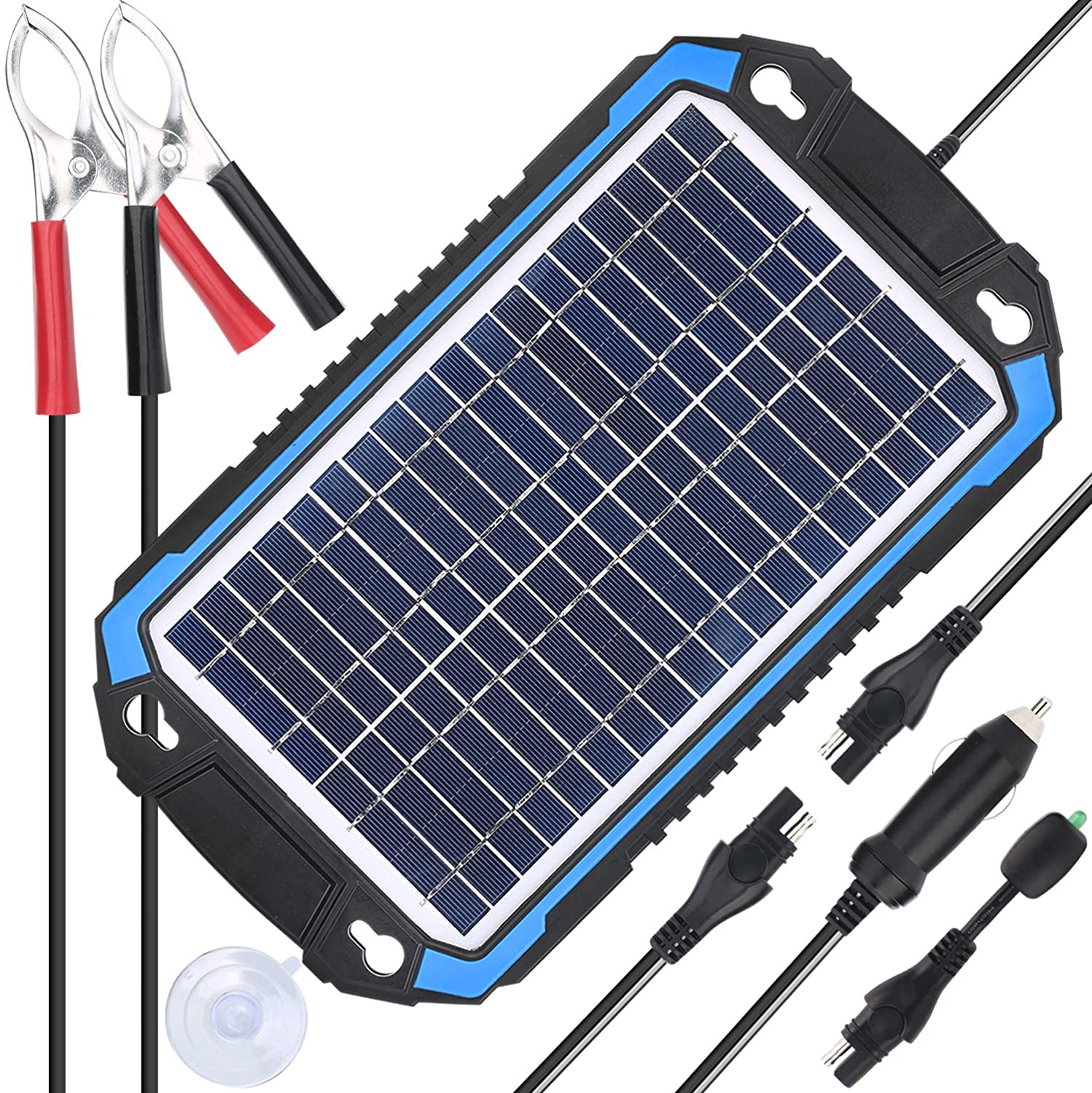 Best Solar Car Battery Chargers (Review &  Buying Guide) in ...