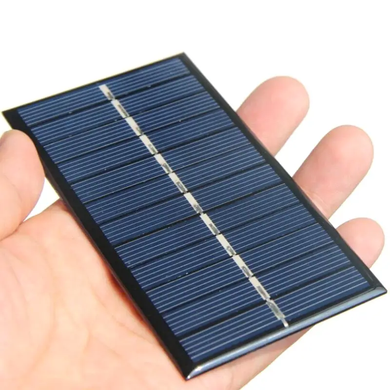 Big Sale 500PCS/Lot 1W 6V Mini Solar Panel With Cable Epoxy Solar Cell ...
