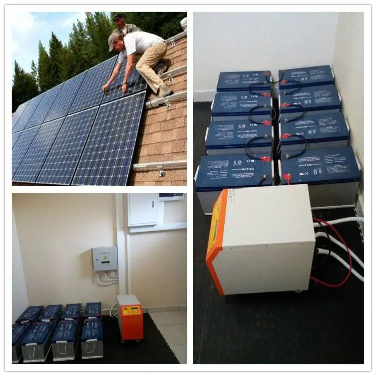 China Install Support 5kw 10kw Solar Power System Battery Storage ...