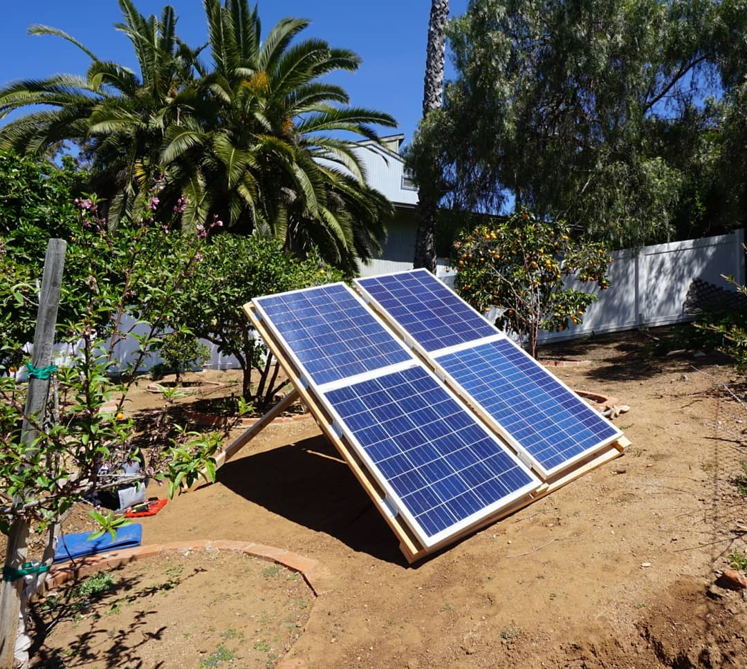 DIY Ground Mounted Solar Array