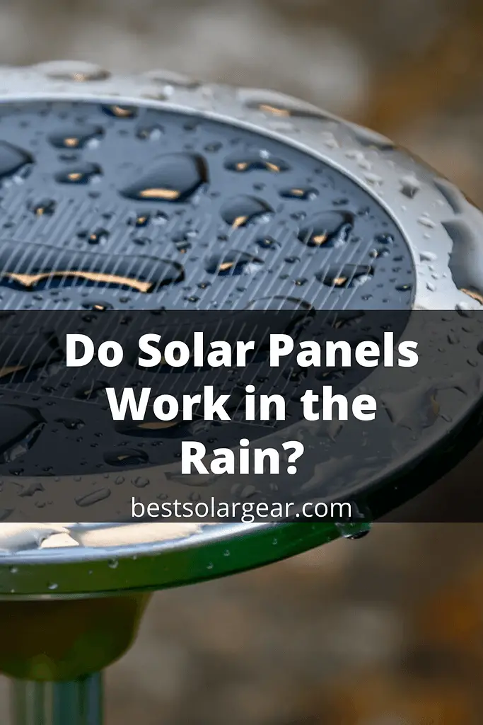 Do Solar Panels Work in the Rain? Low Light and Rain ...
