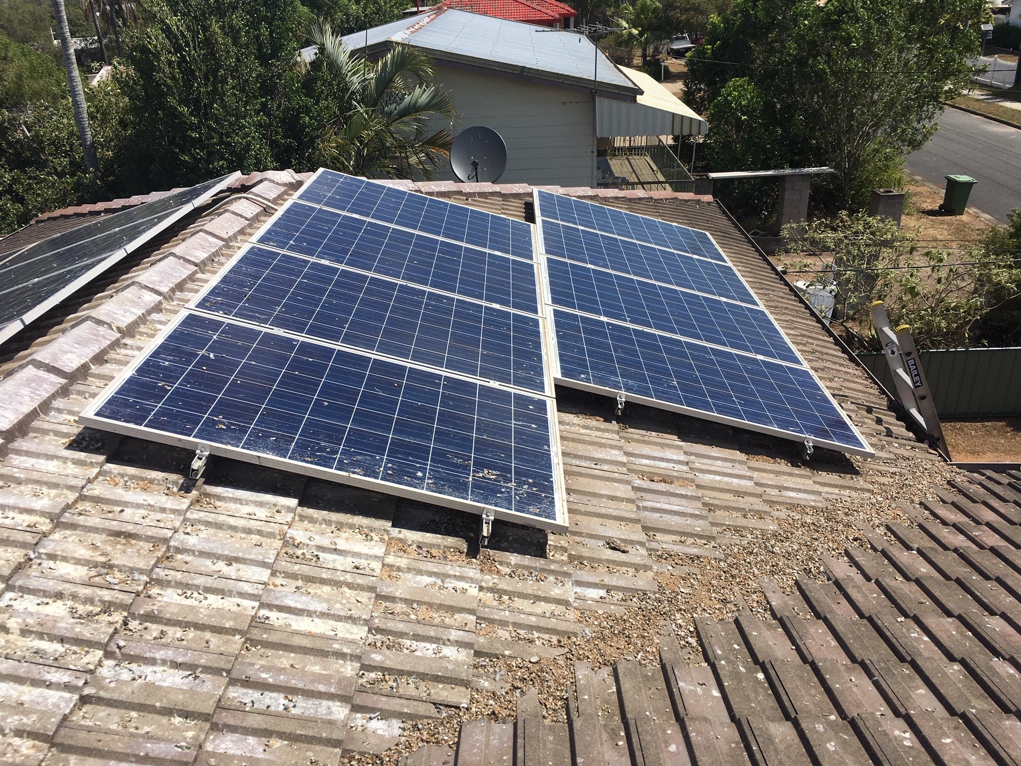Do you have to clean solar panels before proofing?