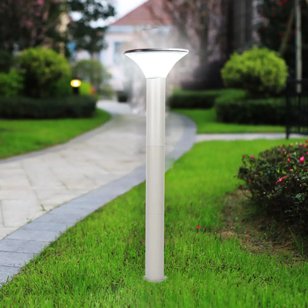 Gupbes Solar Light,6500K Outdoor LED Solar Post Light with Automatic On ...