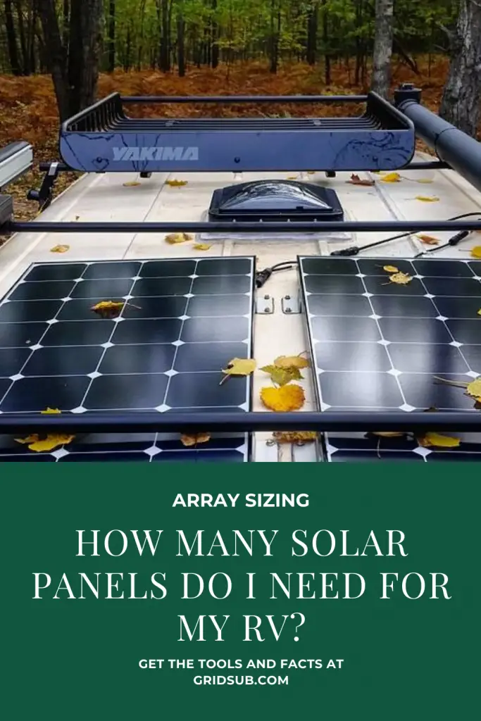How Many Solar Panels Do I Need for My RV?  Grid Sub ...