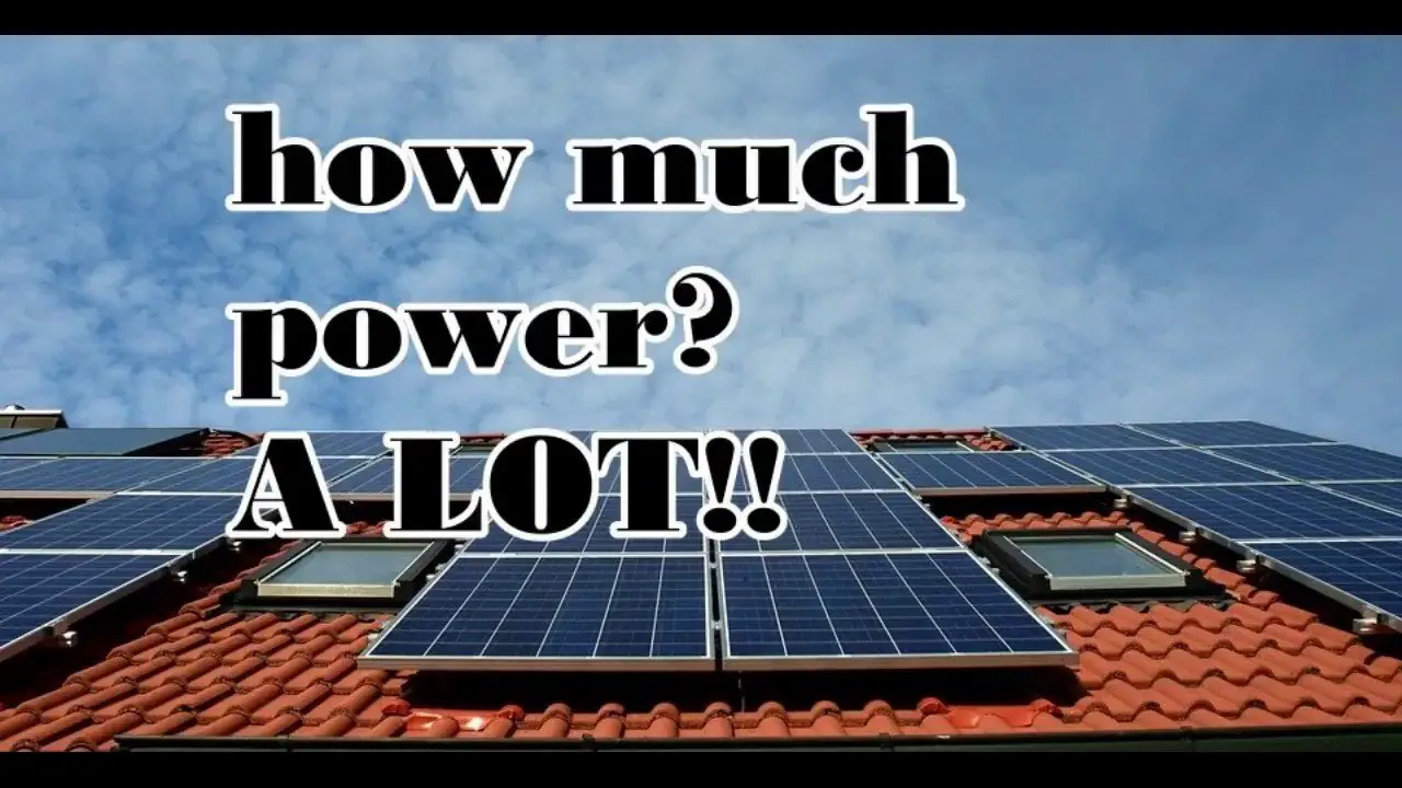 How Much Power Does Solar Produce