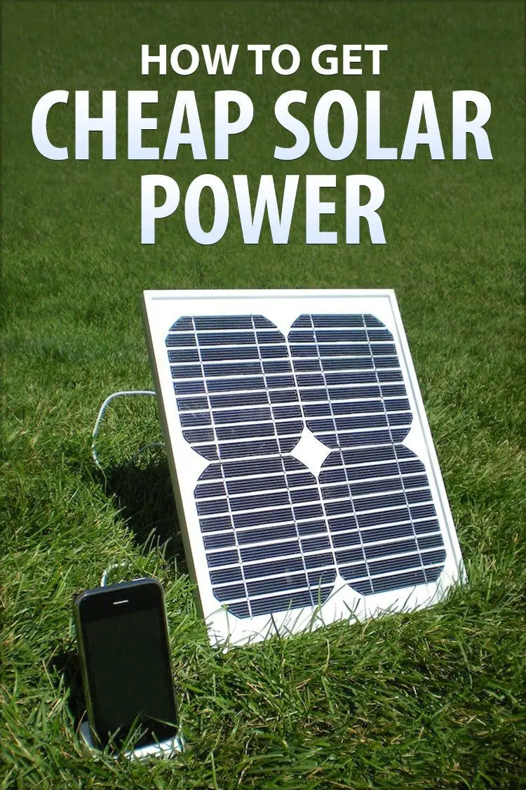 How to Get Cheap Solar Power