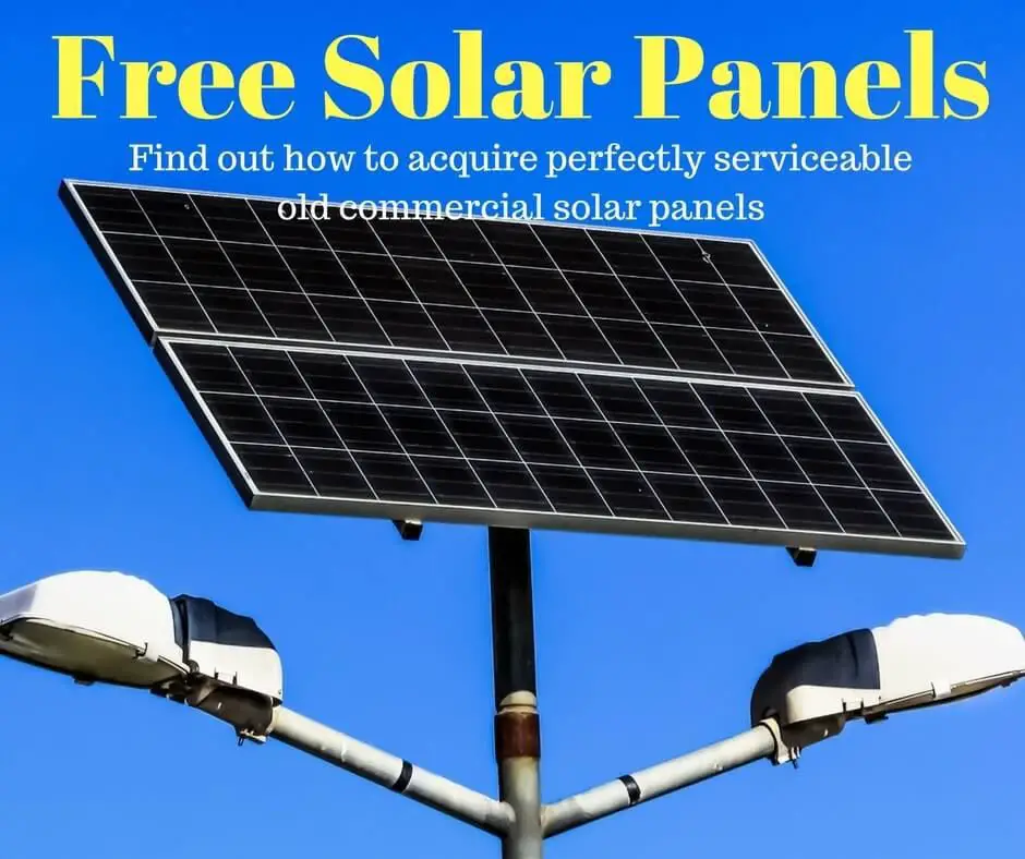 How To Get Used/Working Solar Panels For FREE