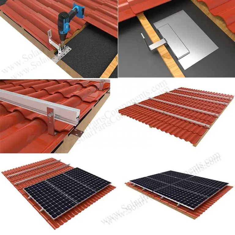 How to install solar panels on tile roof
