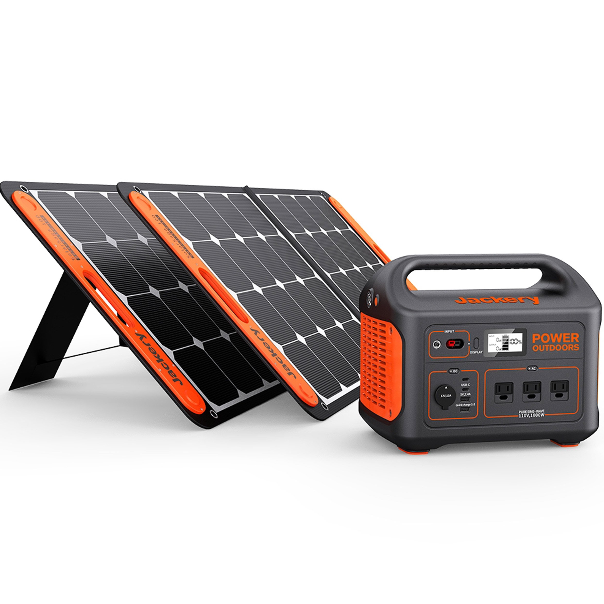 Jackery 1000W Continuous/2000W Peak Portable Solar Generator SG880 with ...