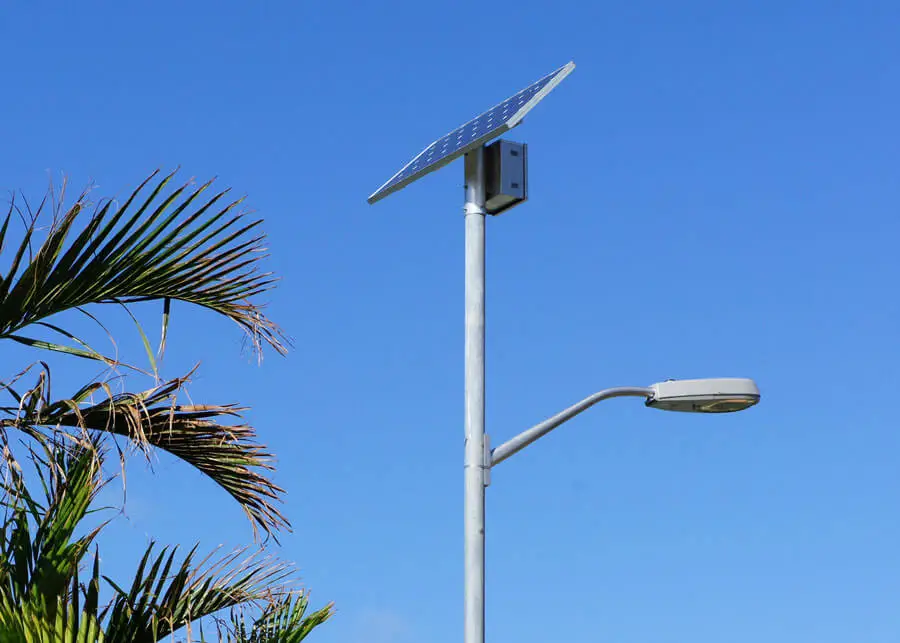 New Solar LED Street Lights for a Caribbean Community