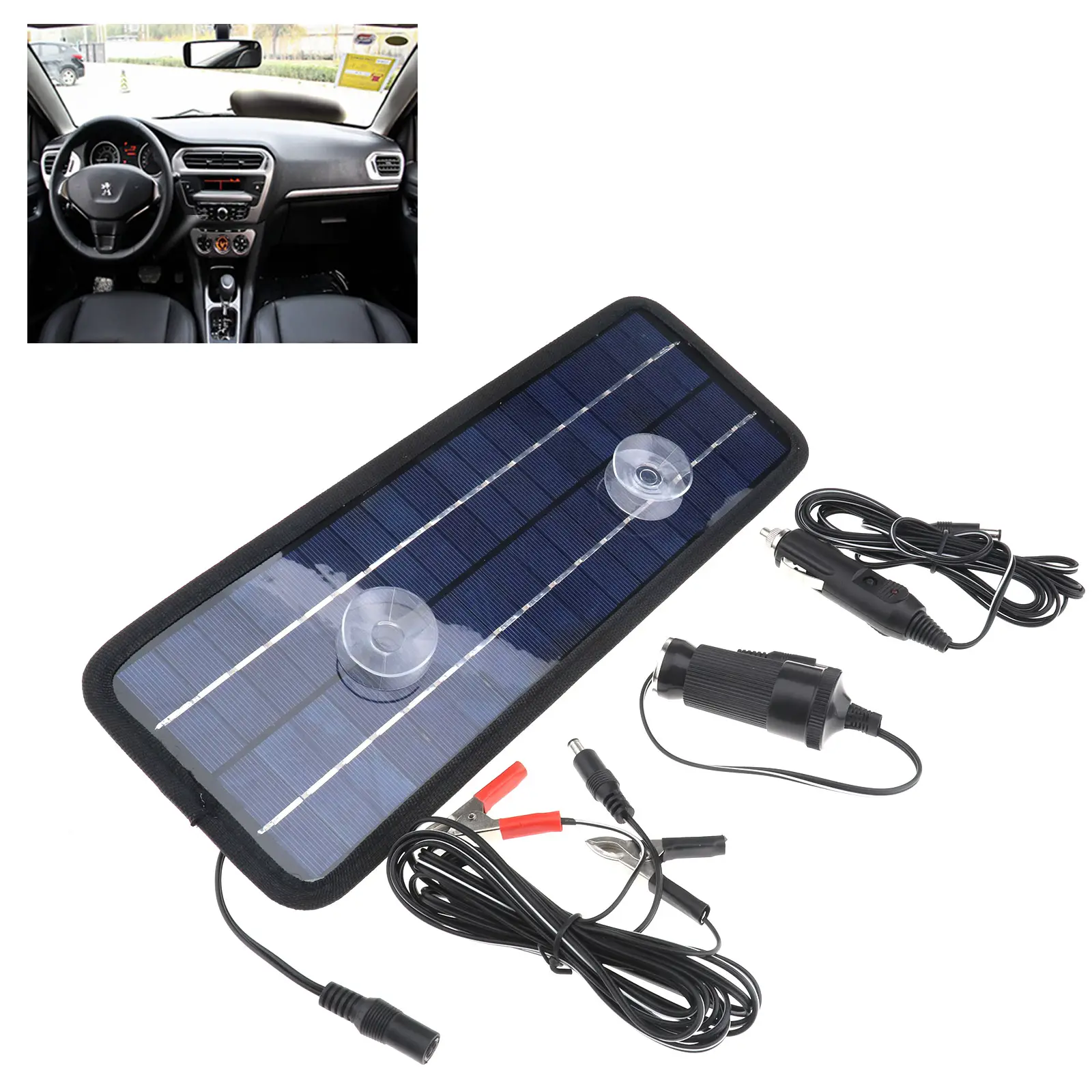 New Solar Trickle Panel 12V 4.5W Power Portable Battery Charger Car ...