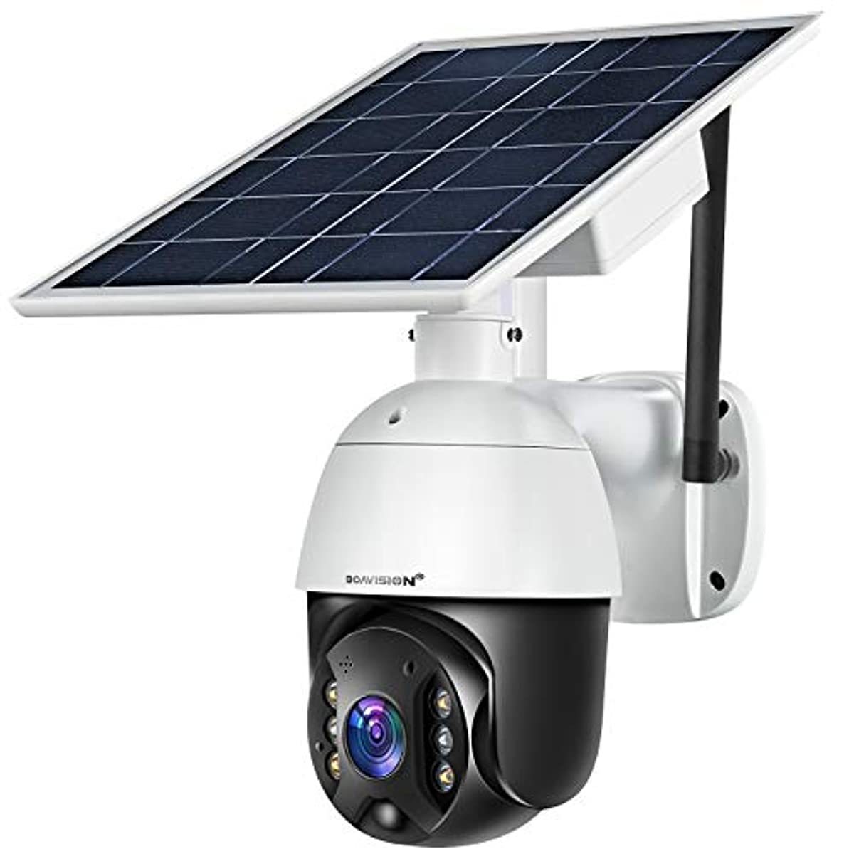 Outdoor Security Camera,Solar Powered Battery WiFi Camera Wirefree ...