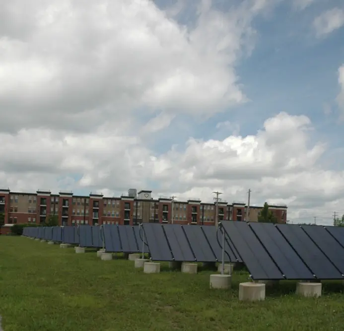 Photo Friday: Solar panels on a cloudy day