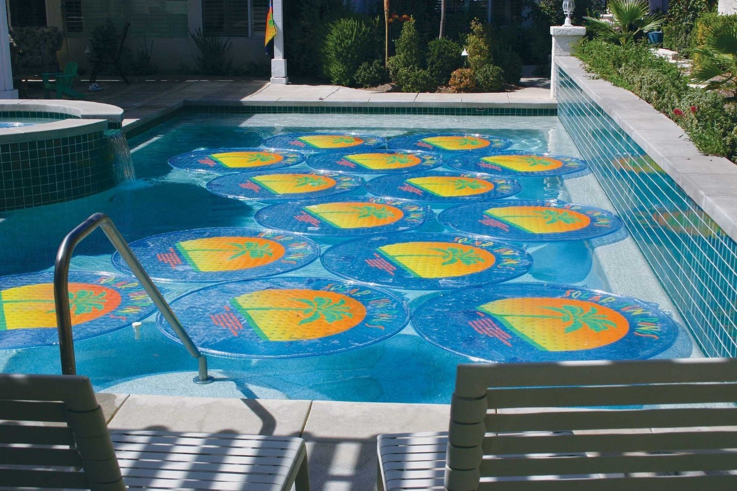 Pool Lilly Pad Solar Cover