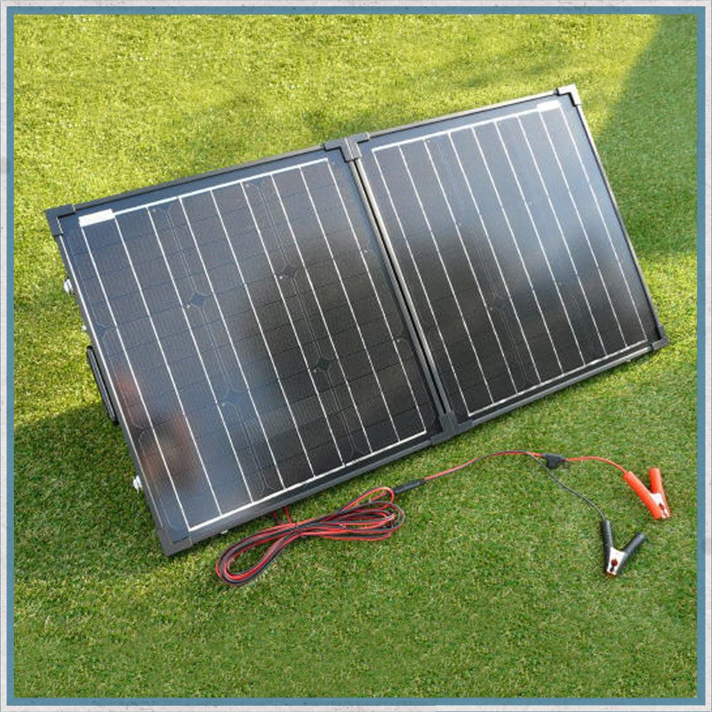 Portable Solar Panel Kit 80W 12V  Camper Interiors