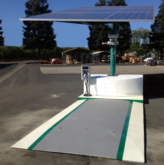 Portable Solar Powered Electric Vehicle Charging Stations