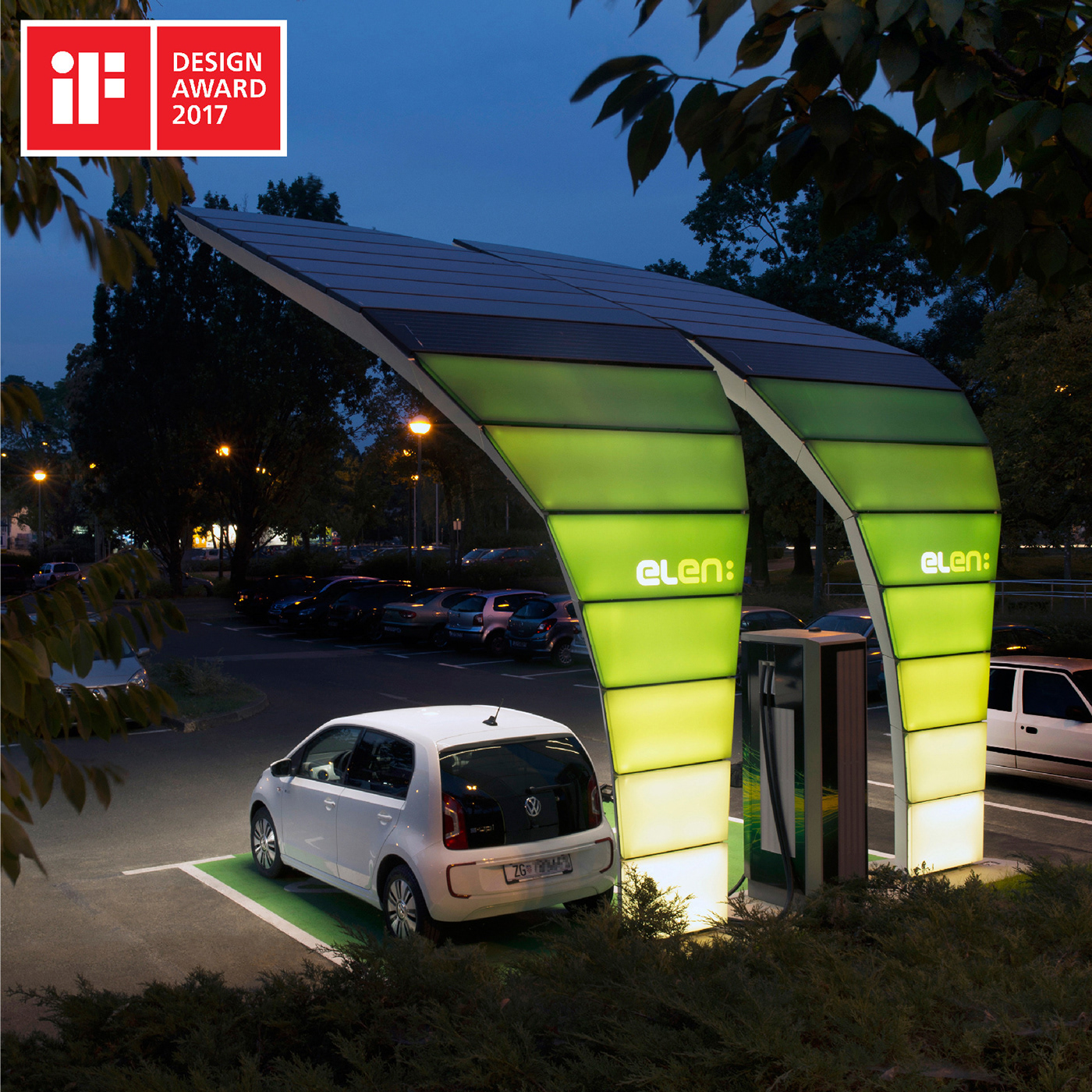 Product design / Elen Leaf ev solar charging station on Behance