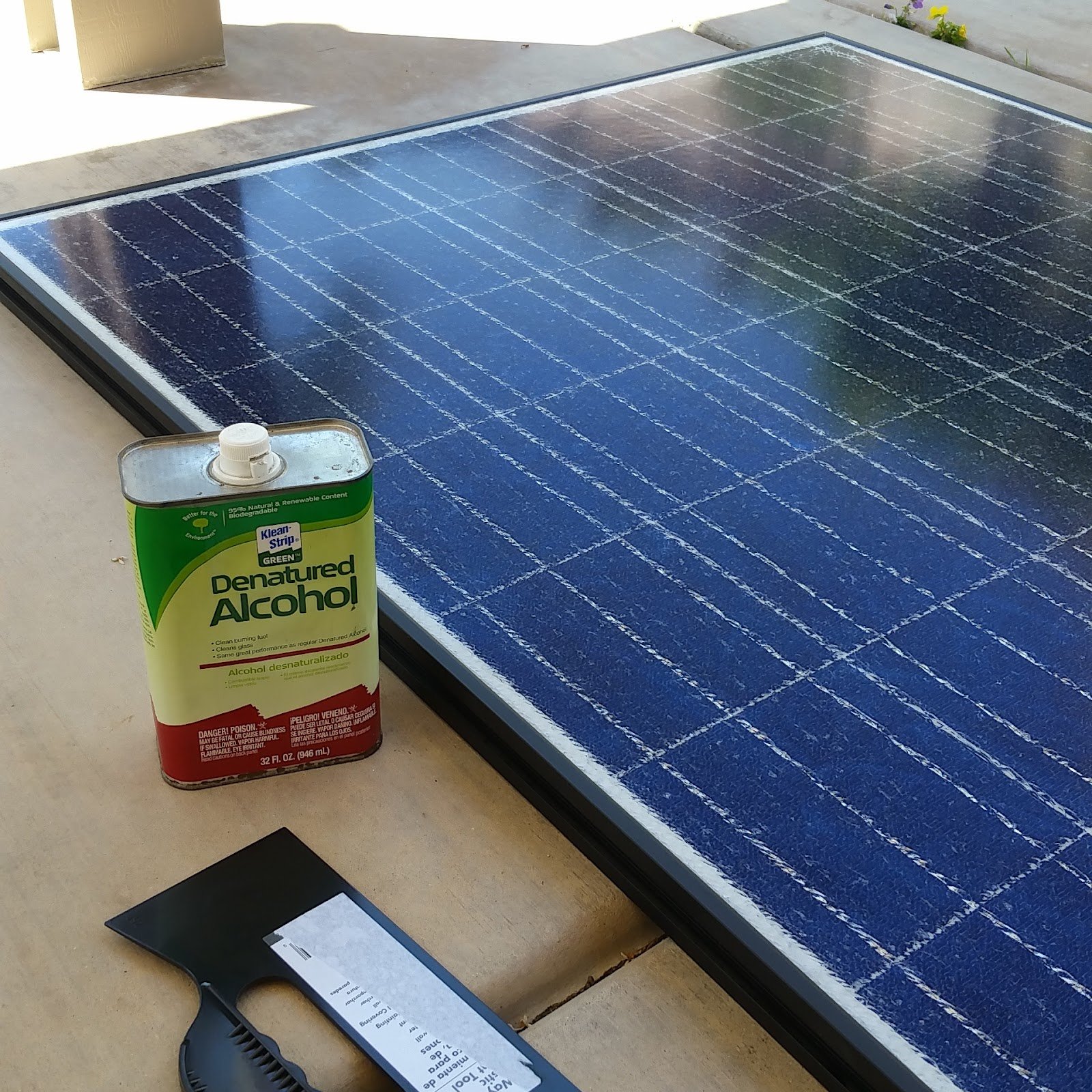 Repairing broken solar panels