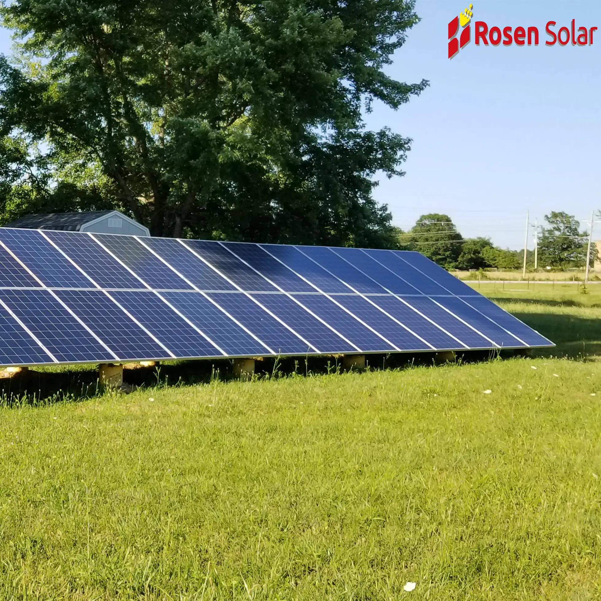 Rosen Top Pv System 12kw Solar Panels For Home Appliance