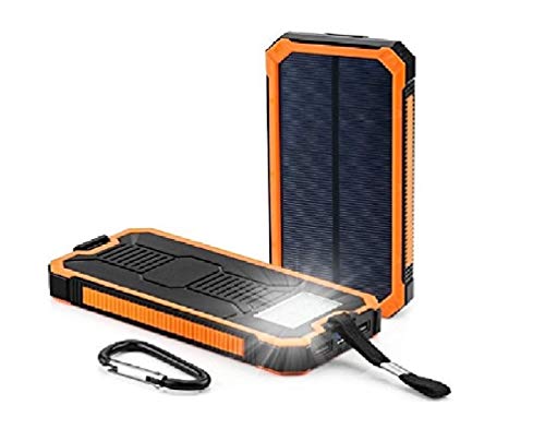 Solar Chargers 30,000mAh, Dualpow Portable Dual USB Solar ...
