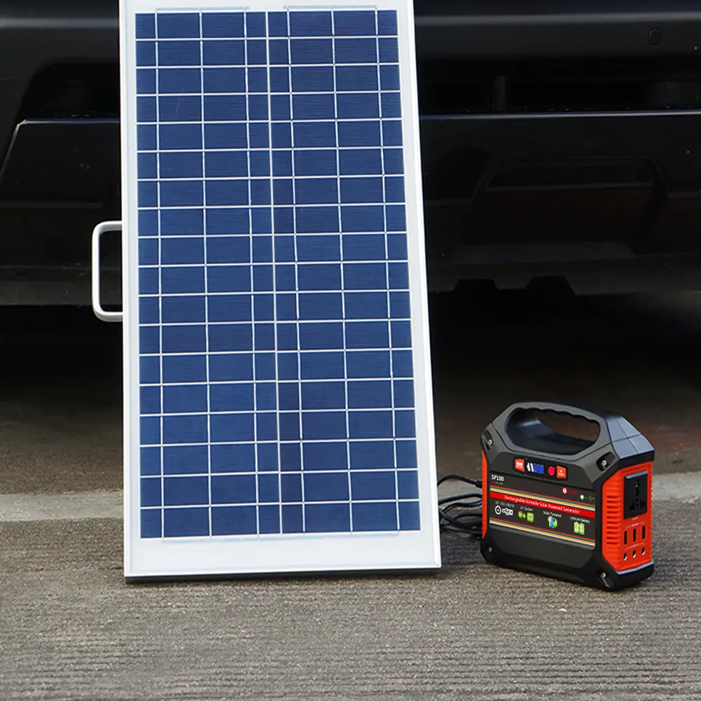 Solar Generator Portable Power Station 155Wh Emergency Generator ...