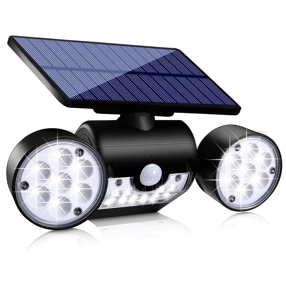 Solar Motion Sensor Lights Outdoor Lighting, 30 LED IP65 Waterproof 360 ...