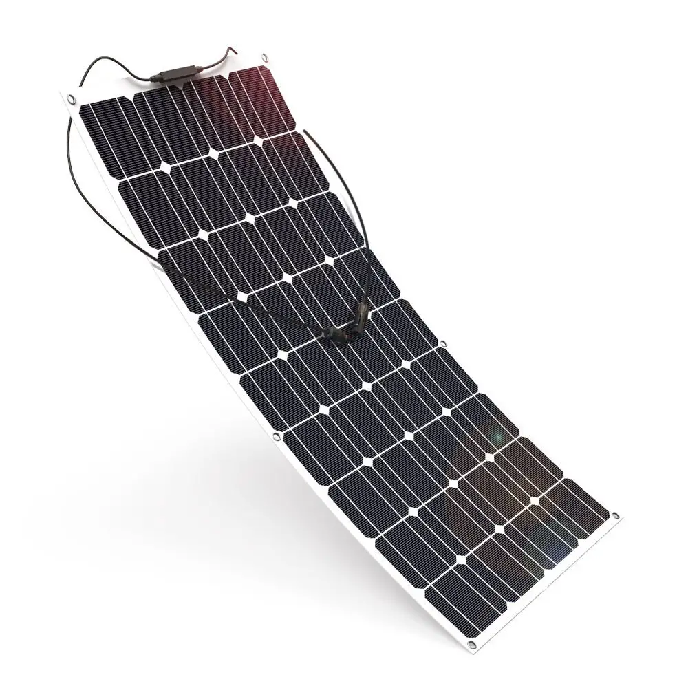 solar panel 12v 100w  flexible solar panel 100 Watt  photovoltaic cell ...