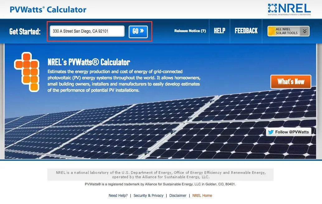Solar Panel Calculators