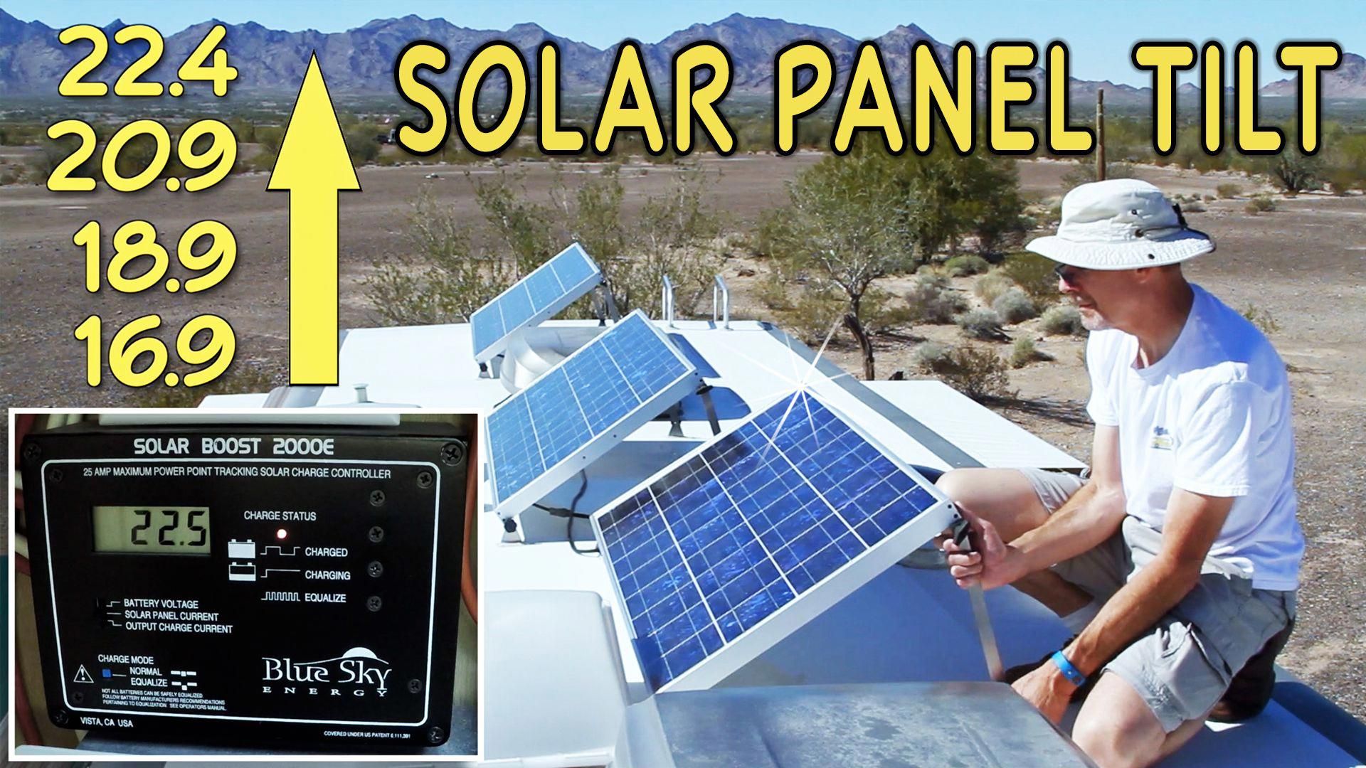 Solar Panel Tilting