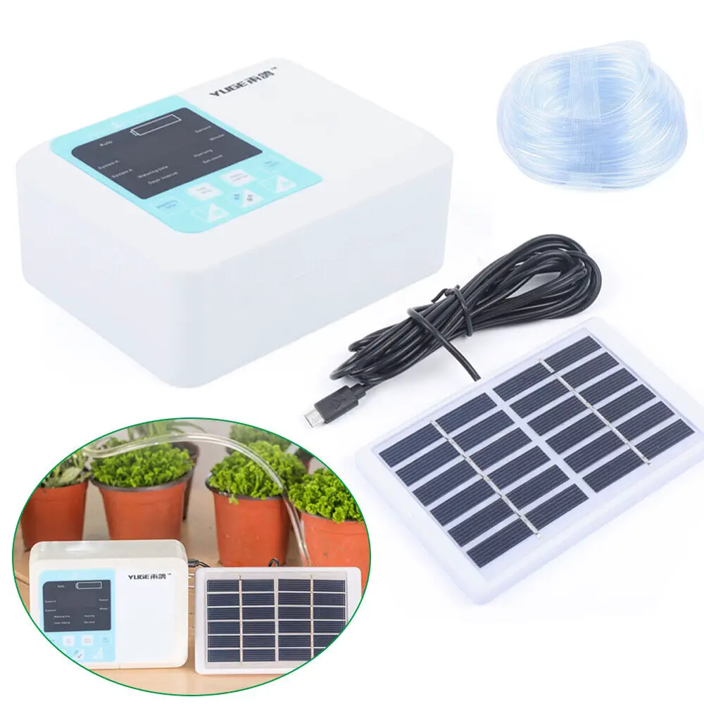 Solar Powered Drip Irrigation System Garden Self