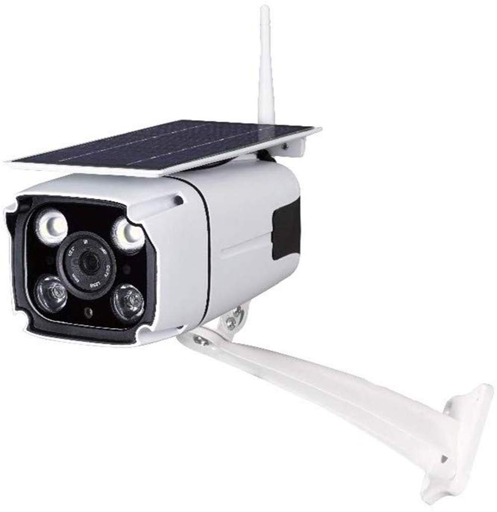 Solar Powered Security Camera, 1080P Wireless WiFi Battery Cameras ...