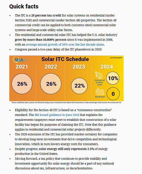 Solar Panels Federal Tax Credit 2021 SolarProGuide