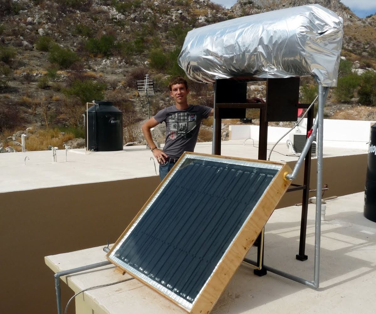 Solar Water Heater From Scratch : 7 Steps (with Pictures)