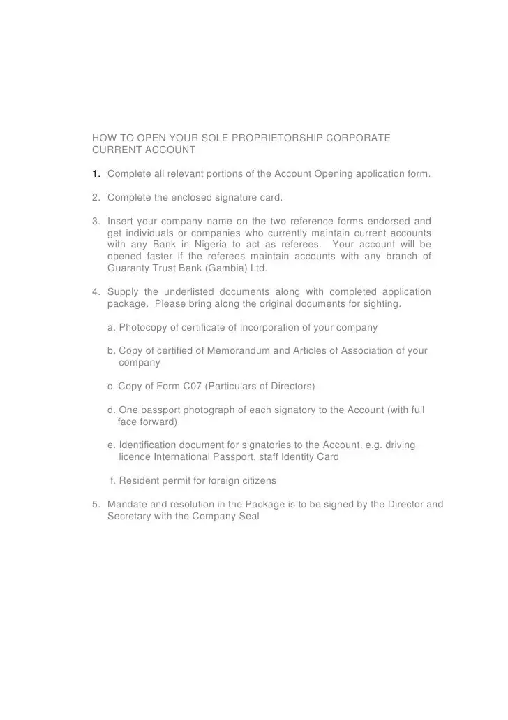Sole Proprietorship Partnership Form