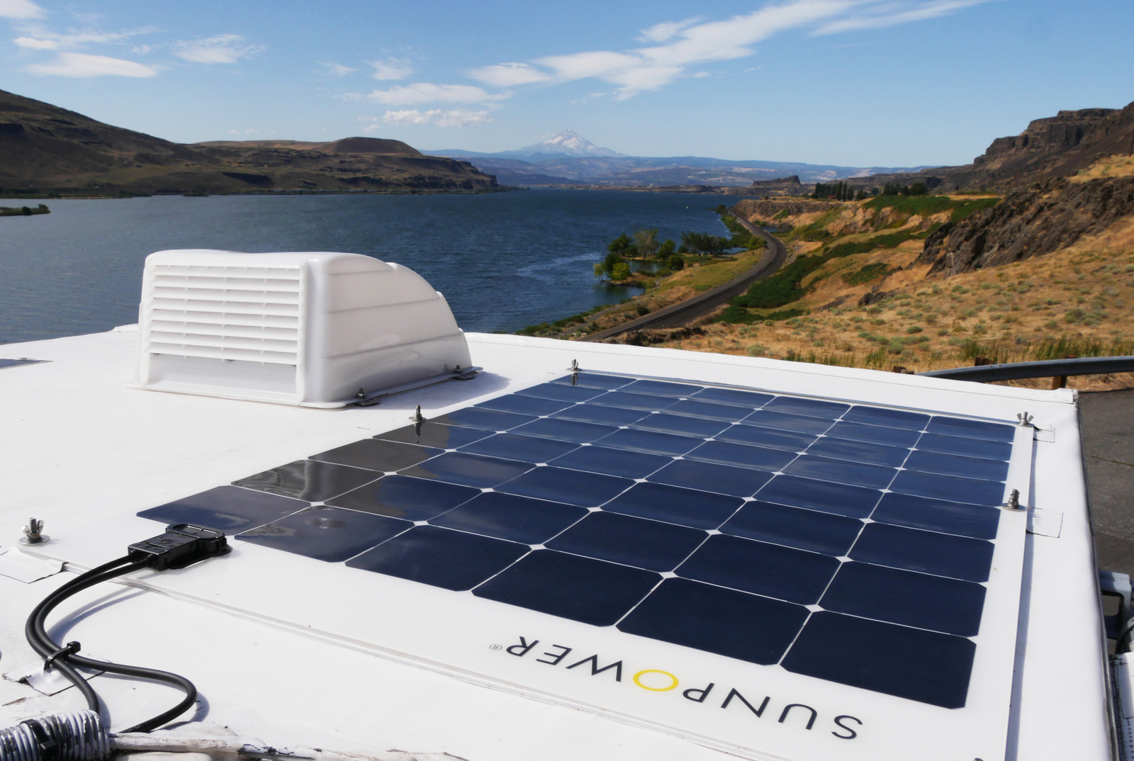 SunPower® 170 Watt Flexible Solar Panel. High Efficiency for Marine, RV ...